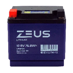 Аккумулятор ZEUS LITHIUM HLFPX14-DS 76.8Wh 6 Ач п.п. (тип YTX14-BS) Фото 1