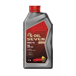 Масло моторное S-OIL Seven RED #9 SN 5W-40, 1л РАСПРОДАЖА Фото 1