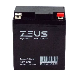 Аккумулятор ZEUS HIGH CLASS AGM 8 Ач о.п. (HCX8L) Фото 1
