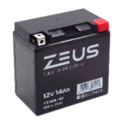 Аккумулятор ZEUS SUPER AGM 14 Ач о.п. (YTX14L-BS) Фото 1