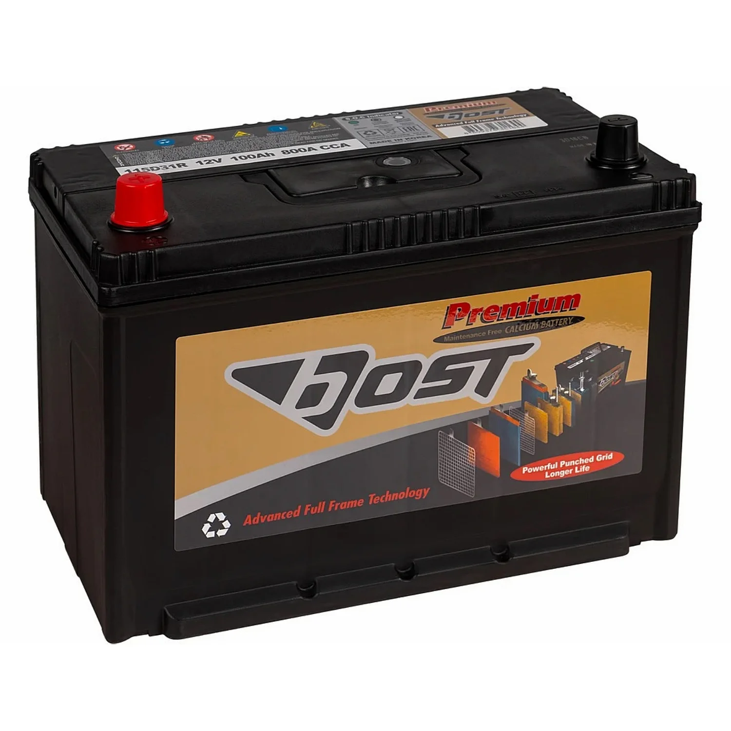 Аккумулятор BOST ASIA 115D31R 100 Ач п.п.
