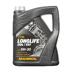 Масло моторное MANNOL Longlife 504/507 5W-30, 5л РАСПРОДАЖА Фото 1