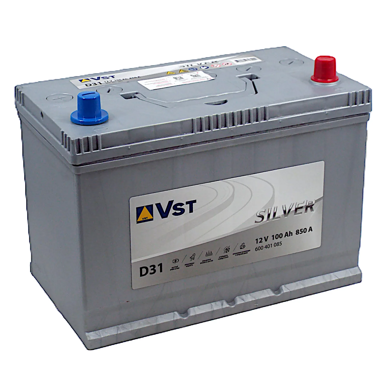 Аккумулятор VST Silver Asia D31 100 Ач о.п.