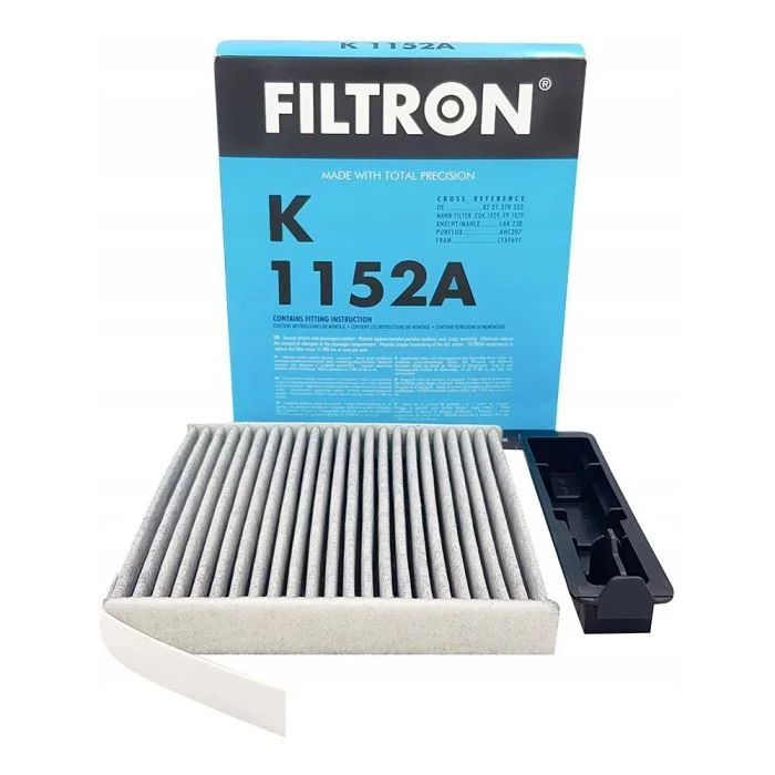 Фильтр салонный FILTRON K1152A (CU1829, GB-9906, SA1185, LAC-215) LADA Largus / RENAULT / NISSAN Фото 1