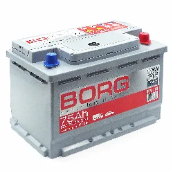 Аккумулятор BORG Premium 75 Ач о.п. Фото 1
