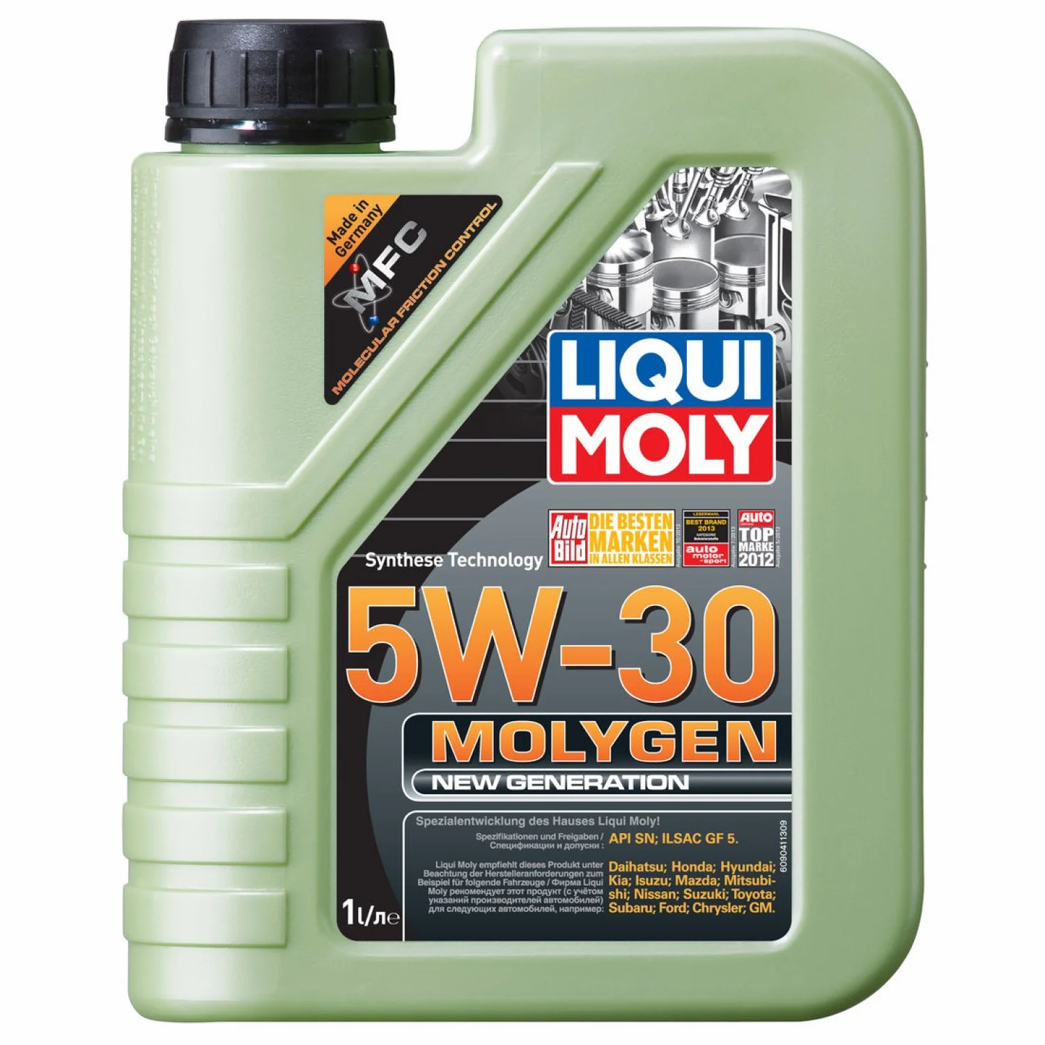 Масло моторное LIQUI MOLY Molygen New Generation 5W-30, 1л Фото 1