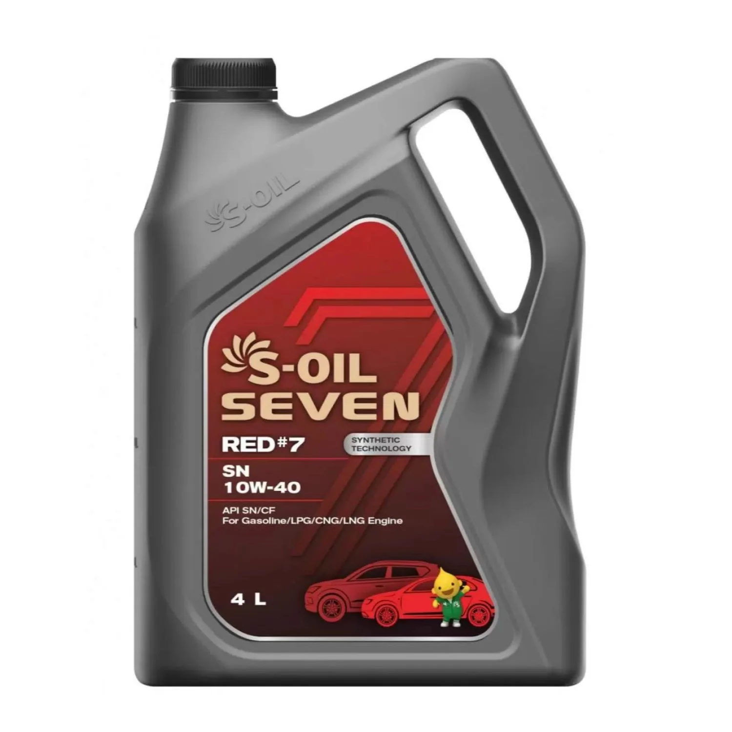 Масло моторное S-OIL Seven RED #7 SN 10W-40, 4л РАСПРОДАЖА Фото 1