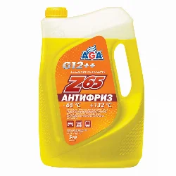 Антифриз AGA Z65 G12++ желтый, 5кг Фото 1