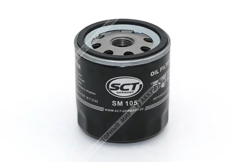 Фильтр масляный SCT SM105 (W712/75, GB-108, LC-1502) CHEVROLET / OPEL Фото 1