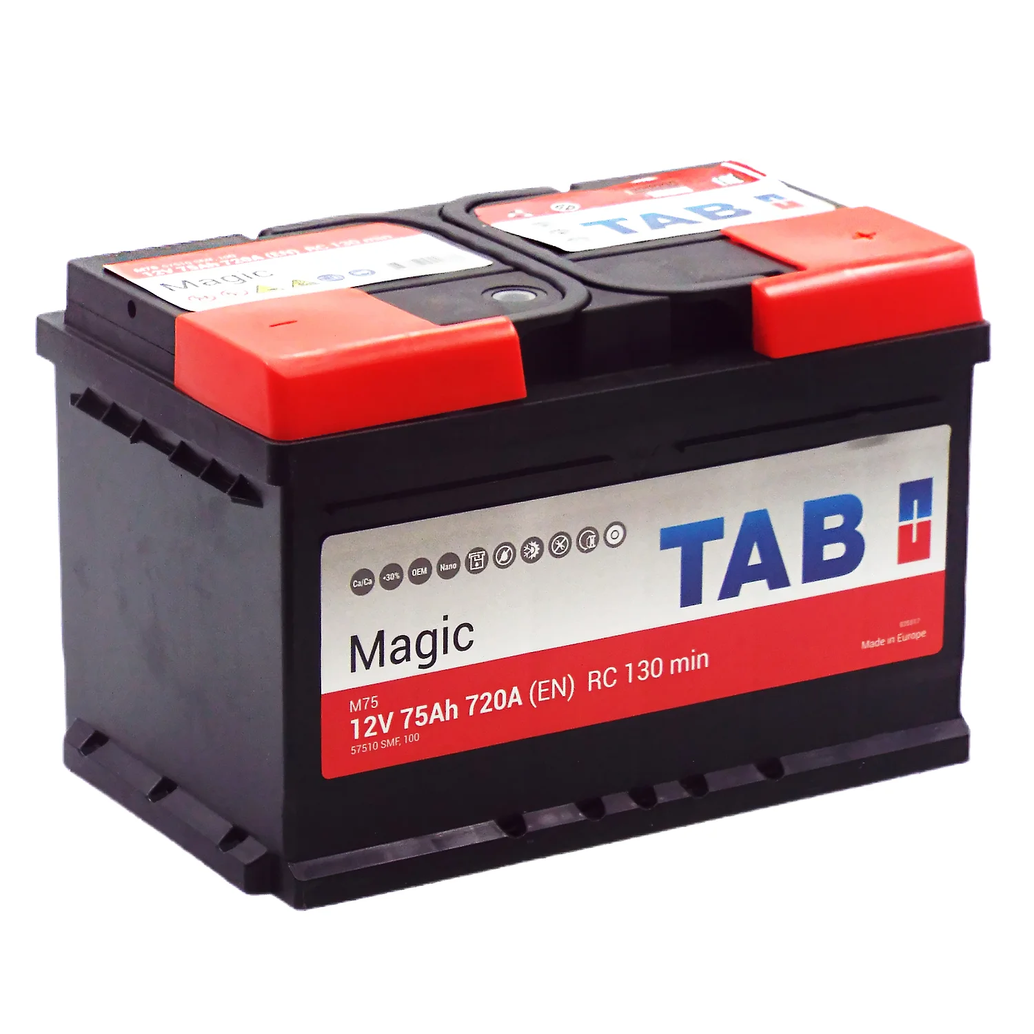 Аккумулятор TAB Magic M75 LB 75 Ач о.п. Фото 1