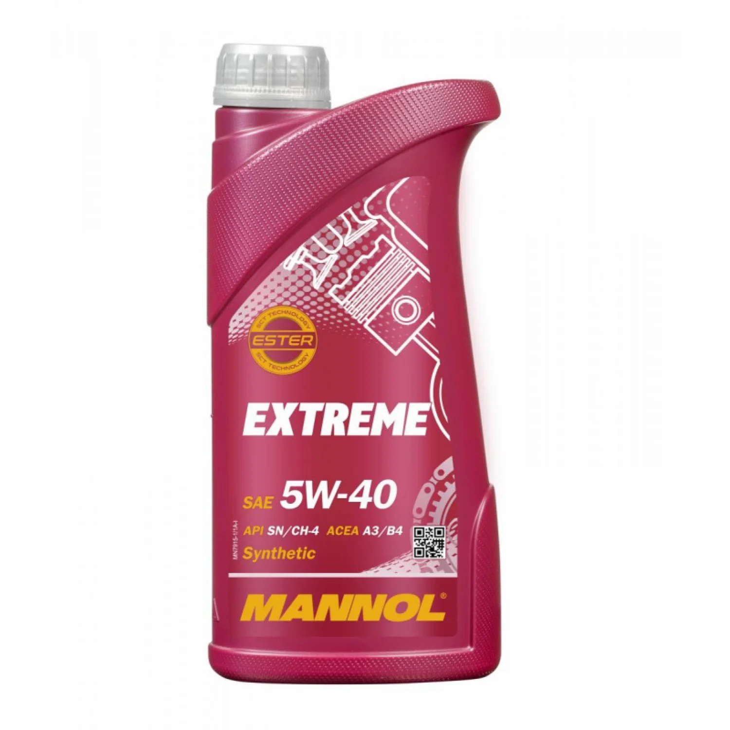 Масло моторное MANNOL Extreme 5W-40, 1л РАСПРОДАЖА Фото 1