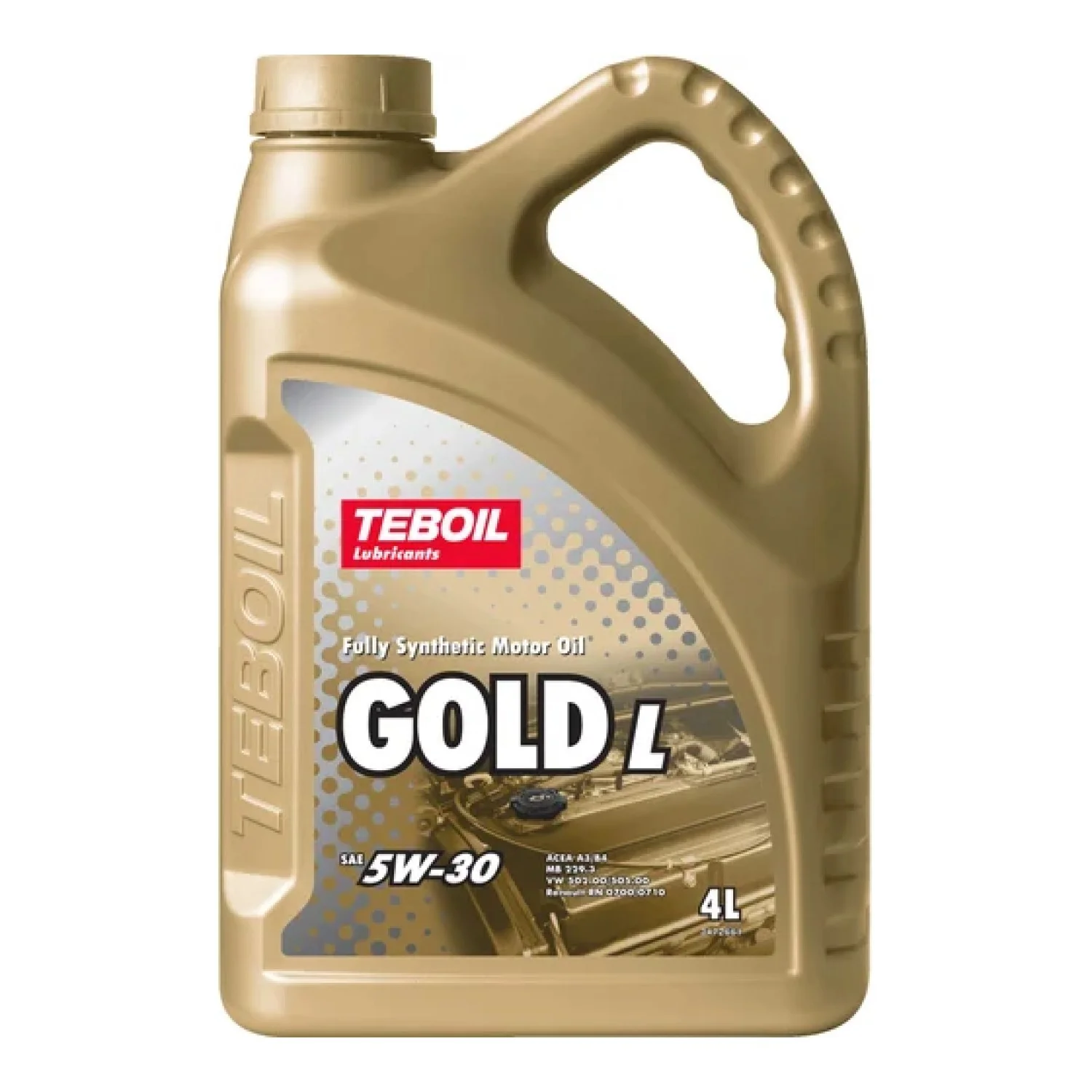 Масло моторное TEBOIL Gold L 5W-30, 4л РАСПРОДАЖА Фото 1