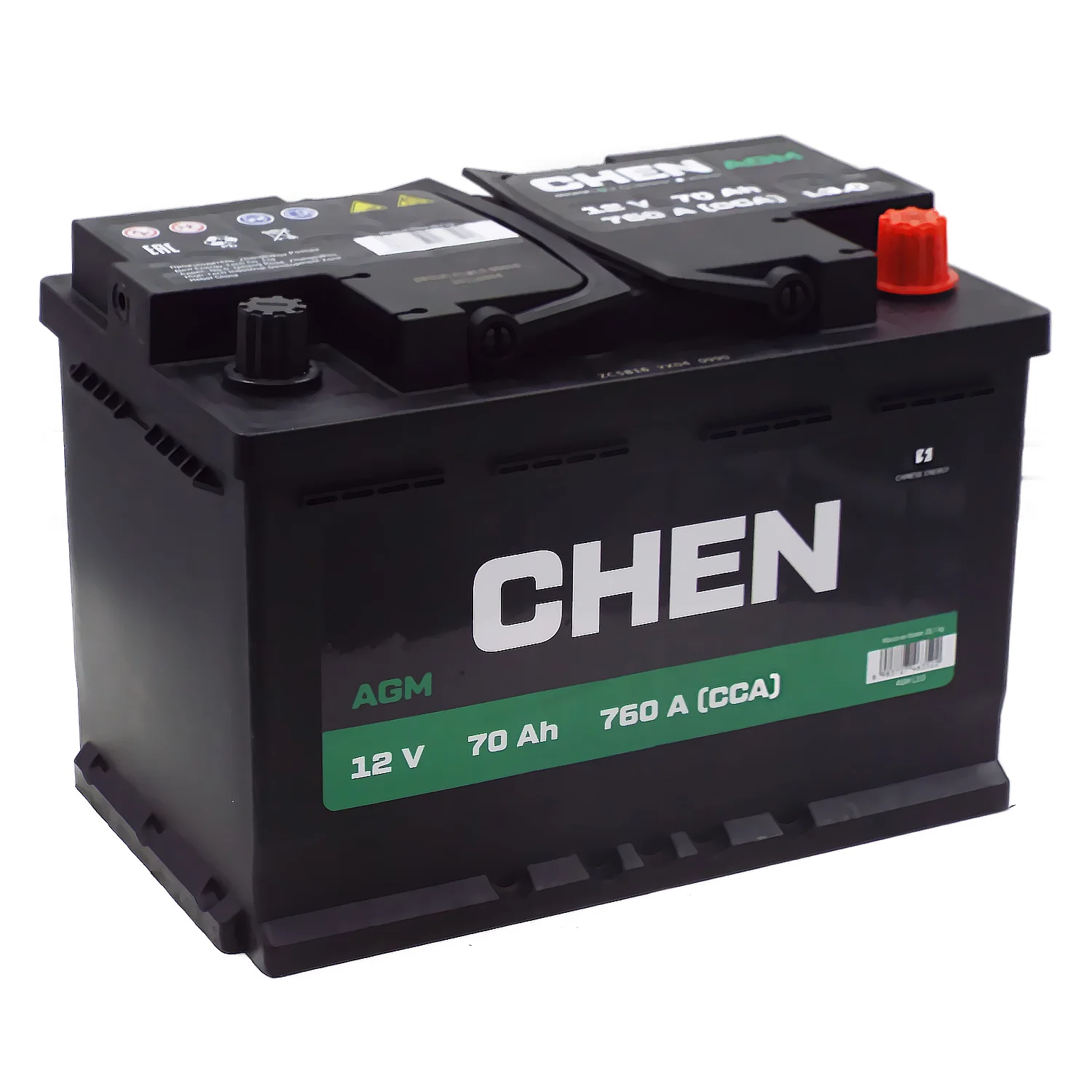 Аккумулятор CHEN AGM 70 Ач о.п.