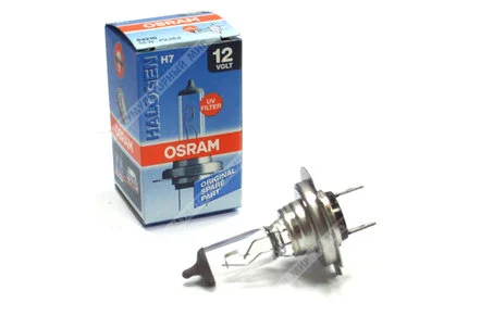 Лампа галогенная H7 12V 55W PX26d OSRAM 64210 Фото 1